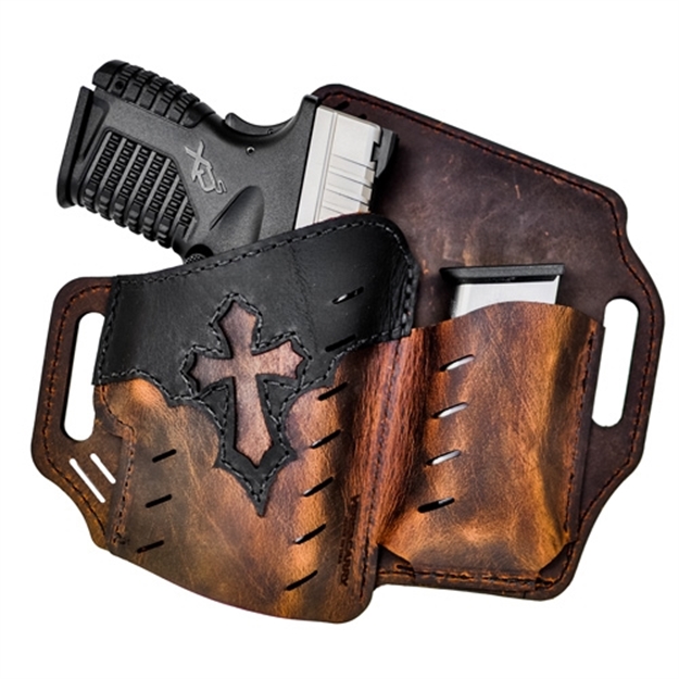 Picture of Versacarry Underground Holster W/ Spare Mag Pouch, Flexvent, Owb, Arc Angel Size 2 -1911 UGMA2BRN 659682003771