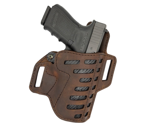 Picture of Versacarry Holsters Compound Owb Kydex/Buf Hybrid Brn SZ 2 C2212-3