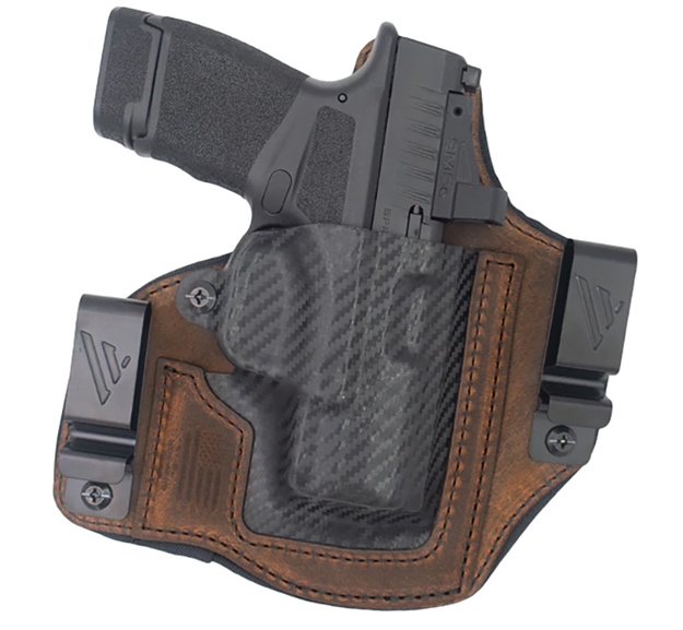 Picture of Versacarry Holsters Rebel Iwb Hybrid Kydex/Buff Brn  Hellcat