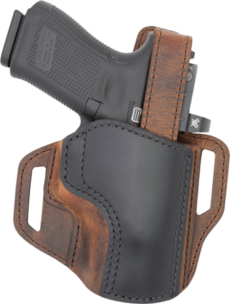Picture of Versacarry Holsters Trooper Holster Owb Thumb Break SF Hellcat Blk/Brn TR2214-2