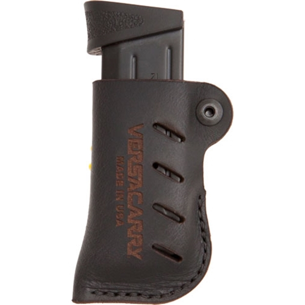 Picture of Versacarry Leather Mag Holder Single Stack W/ Flex Vent Blk 71101