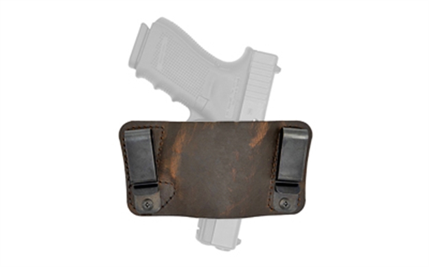 Picture of Versacarry Orion Holster, Owb/Iwb, Metal Clips, Tuckable, Ambidextrous, Distressed Brown Buffalo, Size 1- Fullsize 22101 705911399761