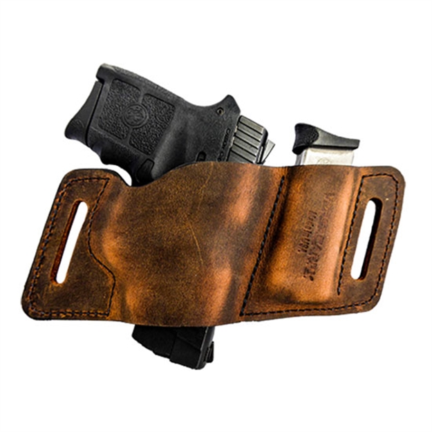 Picture of Versacarry Wb380amb2 Quickslide With Mag Pouch  22/25 Autos, Very Small Frame 380S Water Buffalo Brown