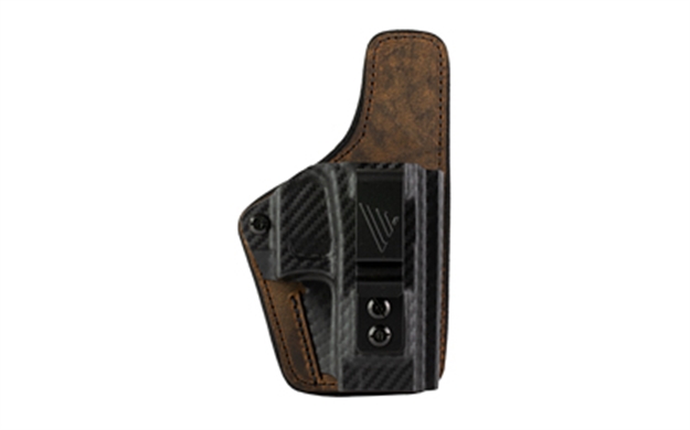 Picture of  Versacarry Cfc211g19 Comfort Flex Custom Iwb Brown Polymer Belt Clip Fits Glock 19 Right Hand