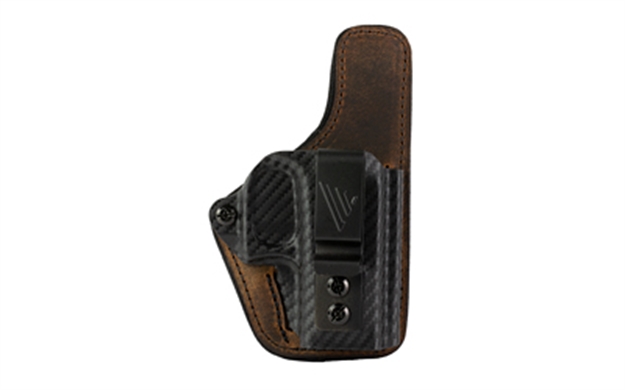 Picture of  Versacarry Cfc211g43 Comfort Flex Custom Iwb Brown Polymer Belt Clip Fits Glock 43 Right Hand