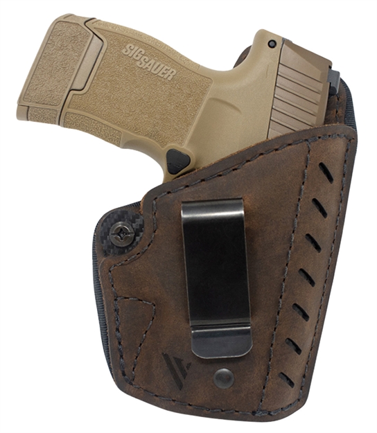 Picture of Versacarry Comfort Flex Holster, Inside The Waistband, Kydex/Water Buffalo Leather Hybrid, Deluxe, Size 1 (Full Size Semi-Auto) CFD2111-1 682863602616