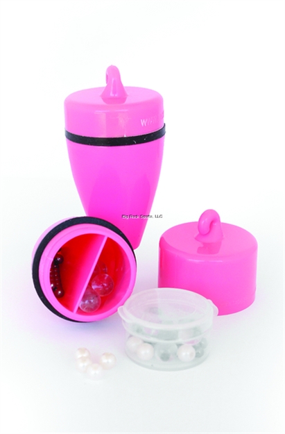 Picture of Versamaxx Float System W/Rattle Beads & Weights 2Pk Hot Pink