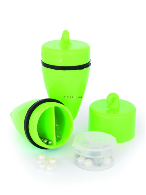 Picture of Versamaxx Float System W/Rattle Beads & Weights 2Pk Lime Green