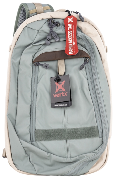Picture of Vertx Vtx5011ts/Tw Commuter Sling 2.0  Backpack Nylon 20"H X 12.5"W X 6"D Toy Soldier/Tumbleweed