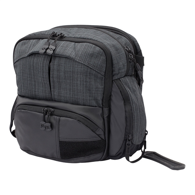 Picture of Vertx Vtx5031hbk/Gbk Essential Sling 2.0  Shooting Bag Nylon 11.5" H X 10" W X 6" D Heather Black