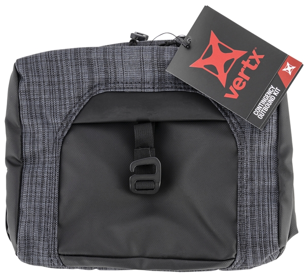 Picture of Vertx Vtx5250hbkgbkna Contingency Outbound Kit Deluxe Travel Bag Heather Black W/Galaxy Black Accents 600D Polyester