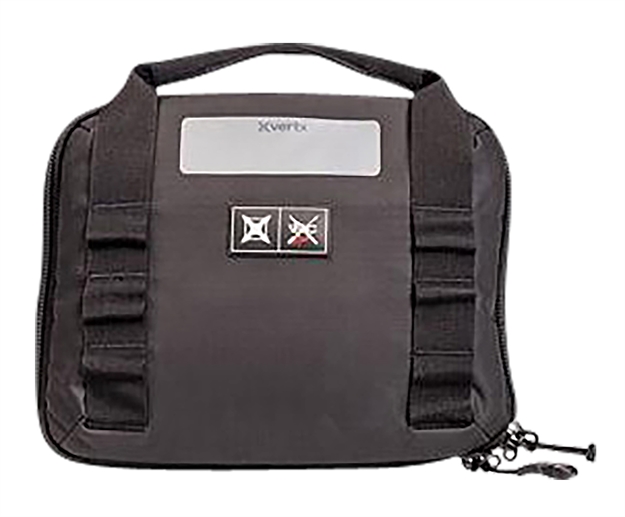 Picture of Vertx Vtx5709 Vtac Single Pistol Case Black Holds 2 Handguns 420D Nylon Ripstop 5709-IBK