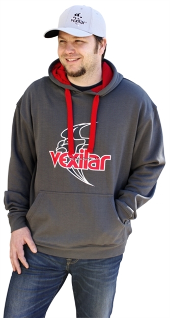 Picture of Vexilar Charcoal Medium Weight Hooded Sweatshirt - 2Xl