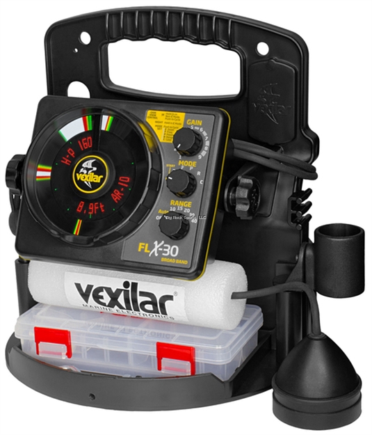 Picture of Vexilar Flx-30Bb Pro Pack II W/Broad Band Ice-Ducer And Soft Pack With Vexilar Lithium Battery