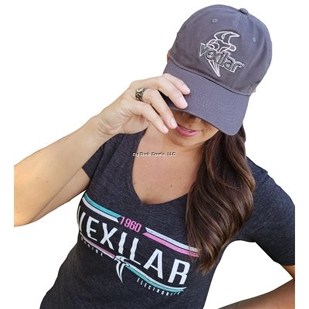 Picture of Vexilar Vexilar Washed Black W/3D Puff Logo With A Splash OF Pink