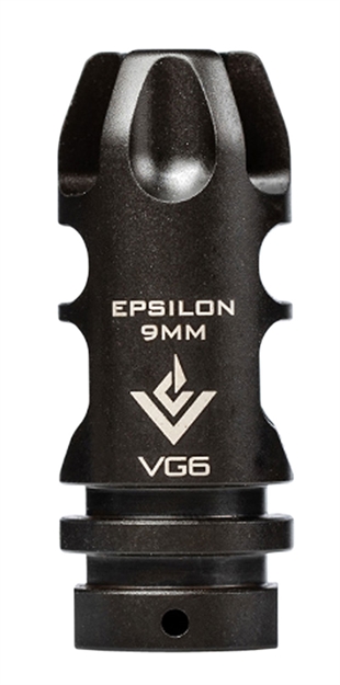 Picture of Aero Precision Apvg100023a Vg6 Epsilon 9Mm Luger Flash Hider 1/2"-28 Tpi Black Nitride 17-4 Stainless Steel