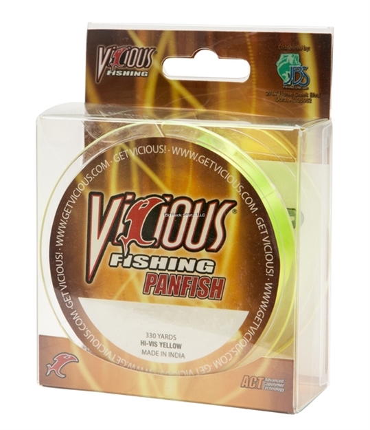 Picture of Vicious Panfish Mono 4Lb 330Yds Hi-Vis Yel