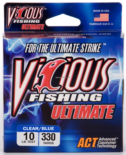 Picture of Vicious Ultimate Mono 10Lb 330Yds Clr/Blu