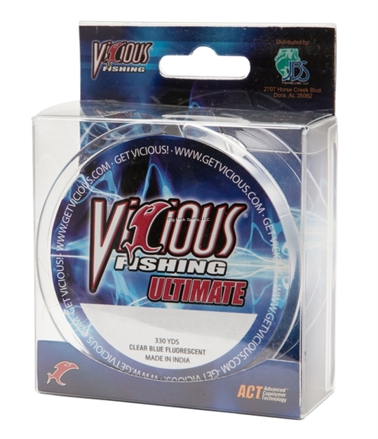 Picture of Vicious Ultimate Mono 12Lb 330Yds Clr/Blu