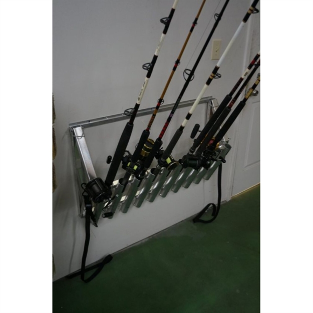 Picture of Viking Solutions Truck And Wall Aluminum Fishing Rod Rack VKS-VFR004