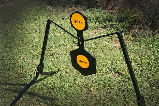 Picture of Viking Solutions Vks-Vrs001 Rifle Spinner Target Spinner Target Yellow Steel