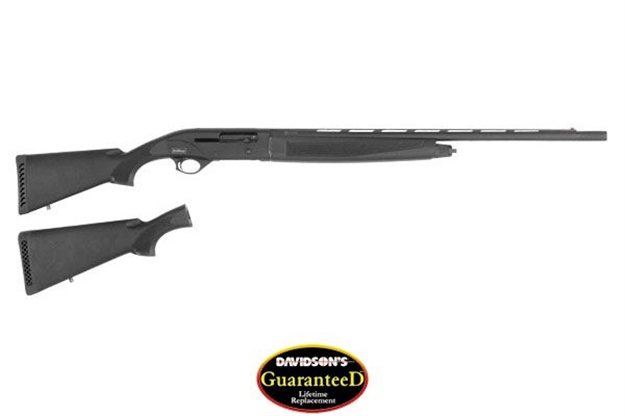Picture of  Tristar 24130 Viper G2 Combo Compact 20 Gauge Semi-Auto 3" 5+1 24" Black Vent Rib Barrel, Black Steel Receiver, Two Fixed Black Synthetic Stocks, Right Hand 713780241302