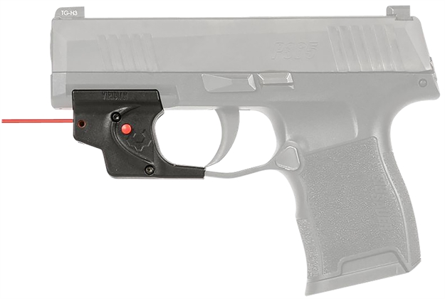 Picture of Viridian 912-0021 E-Series Laser Sight <5Mw Red Laser With 635-650Nm Wavelength 25 Yds Day/1 MI Night Range Black Polymer For Sig P365