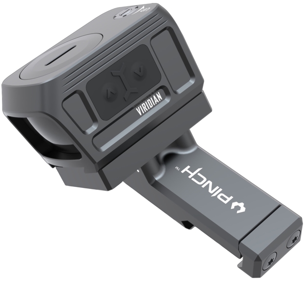 Picture of Viridian 9820033 Pinch Adjustable 35 Degree Offset Mount Acro Adapter  Black Anodized 982-0033