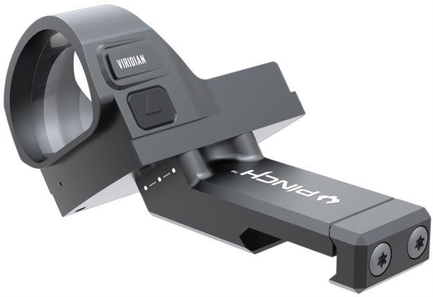 Picture of Viridian 9820034 Pinch Adjustable 35 Degree Offset Mount With Rmr Adapter  Black Anodized 982-0034