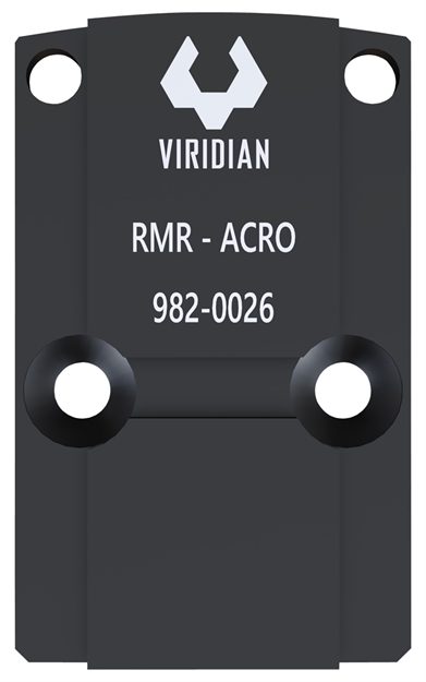 Picture of Viridian 9820026 Rfx45 Rmr Mounting Adapter  Black Anodized 982-0026 754003936438