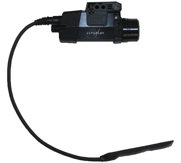 Picture of Viridian X5l X Series Laser Sight, Blk, Exclusive Two-Button Pressure Pad Activation, Green Laser, Fits Rifles
