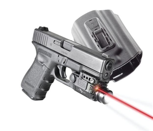 Picture of Viridian X5l X Series Laser Sight, Blk, Automatic Activation, Red Laser, Pistol Mount, Fits Glock Pistol