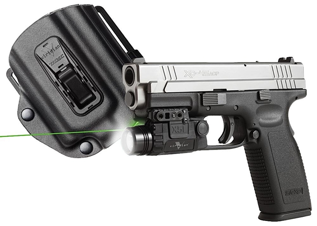 Picture of Viridian X5l X Series Laser Sight, Blk, Automatic Activation, Green Laser, Fits Springfield Xd, Xdm Pistol
