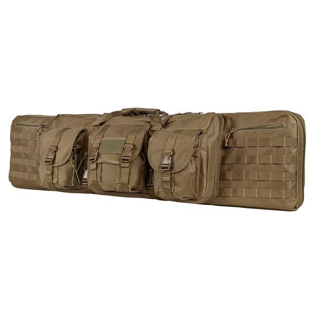 Picture of Vism Deluxe Double Rifle Case 46 Inl X 13 Inh-Tan CVDC2946T-46