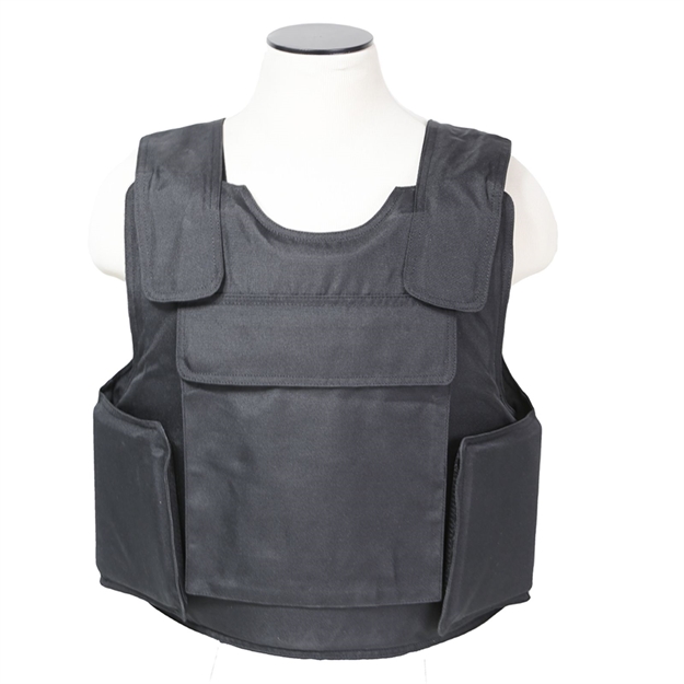 Picture of Vism Outer Carrier Vest W 4 3A Ballistic Panels-Black LG BSO3AVBL