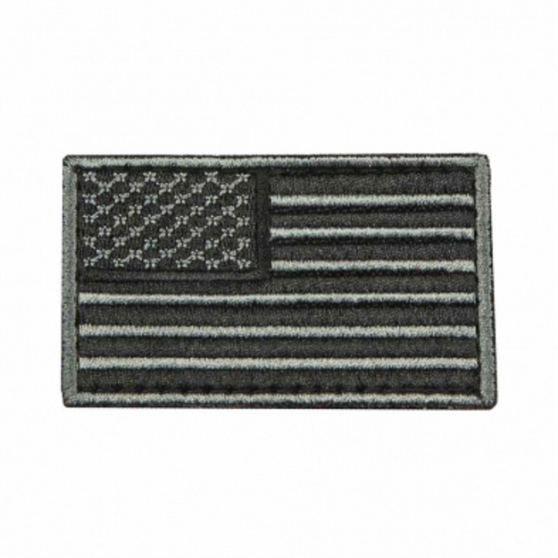 Picture of Vism Usa Flag Patch Embroid Black CVUSAE3028B