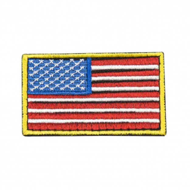 Picture of Vism Usa Flag Patch Embroid Red White Blue CVUSAE3028R