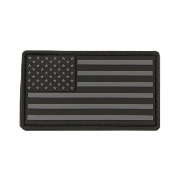 Picture of Vism Usa Flag Patch Pvc Black CVUSAP3029B