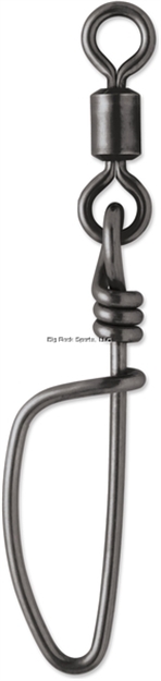 Picture of Vmc Black Tournament Snap Swivel, SZ 6, Stainless Steel, 3 PK