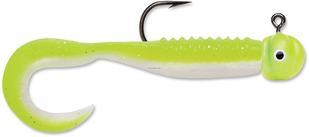 Picture of Vmc Curl Tail Jig, 1/32 Oz, Chartreuse Pearl