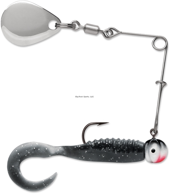 Picture of Vmc Curl Tail Spinnerbait, 1/16 Oz, Crappie Minnow