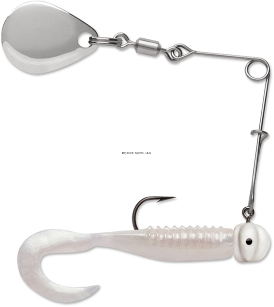 Picture of Vmc Curl Tail Spinnerbait, 1/8 Oz, Pearl White