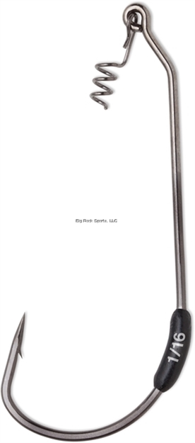 Picture of Vmc Drop Dead Weighted Hook, SZ 3/0, 1/16 Oz, Black Nickel, 4 PK