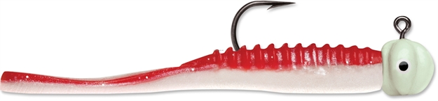 Picture of Vmc Flap Tail Jig, 1/32 Oz, #6 Hook, Red Pearl Glow
