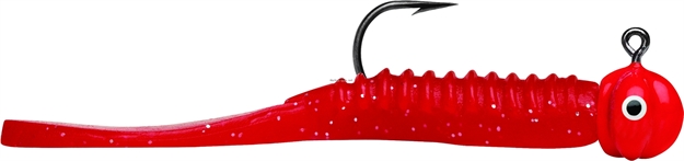 Picture of Vmc Flap Tail Jig, 1/50 Oz, #8 Hook, Glow Red