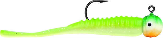 Picture of Vmc Flap Tail Jig, 1/50 Oz, #8 Hook, Green Orange Glow