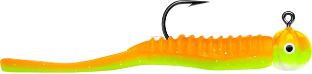 Picture of Vmc Flap Tail Jig, 1/50 Oz, #8 Hook, Orange Chartreuse Glow