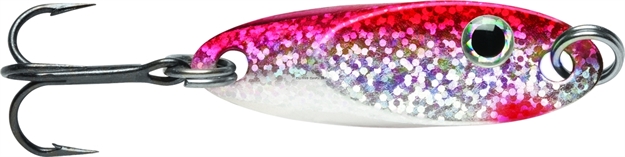Picture of Vmc Flash Champ Spoon, 1/16 Oz, 1", #12 Hook, Glow Red Shiner