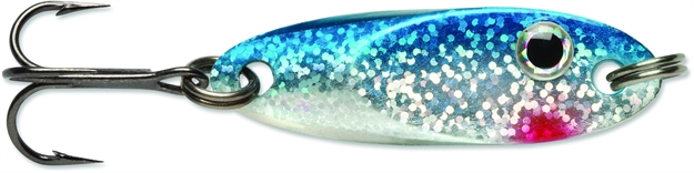 Picture of Vmc Flash Champ Spoon, 1/4 Oz, 1-1/2", #8 Hook, Glow Blue Shiner
