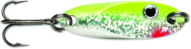 Picture of Vmc Flash Champ Spoon, 1/4 Oz, 1-1/2", #8 Hook, Glow Chartreuse Shiner